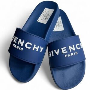 BRAND NEW AUTHENTIC GIVENCHY SLIDES NAVY BLUE